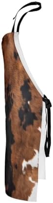 jejeloiu Western Aztec Apron for Women Men 26"x31" Southwestern Chef Cooking - Image 4