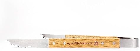 Grill-de-beast Stainless Steel Tongs - Image 3