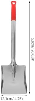 Fireplace Shovel and Ash Scoop 53cm Stainless Steel - Image 2