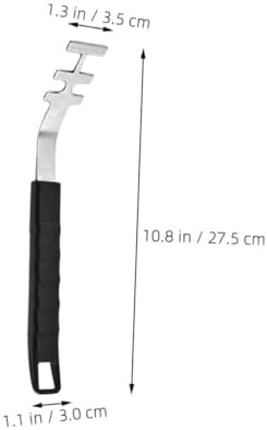 Grill Grate Lifter Gripper 3pcs Stainless Steel - Image 2