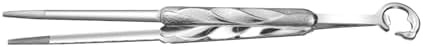 12.5 Inch 304 Stainless Steel Grill Tongs, Heavy Duty Cooking Tongs, - Image 3