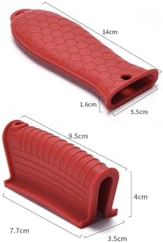4 PackSilicone Cast Iron Skillet Handle Covers - Image 2