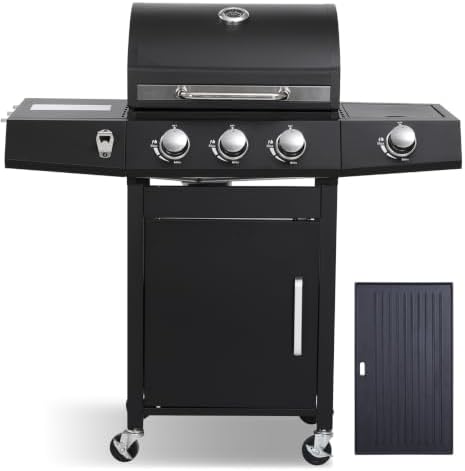 3 Burner Gas Griddle & Grill Combo by Unknown