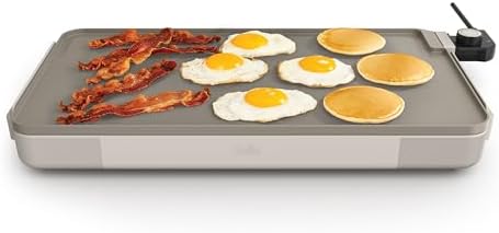 bella 12 x 22 Electric Ceramic Nonstick, Nontoxic Griddle by bella