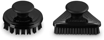 Le Creuset Set of 2 Cleaning Brushes, Shiny Black by Unknown