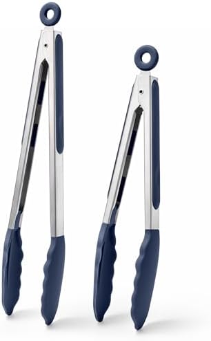 Doosu Kitchen Tongs with Silicone Tips by Doosu