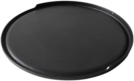 18" Round Cast Iron Griddle for Oklahoma Joe's & More Charcoal Kettle Grill by SafBbcue
