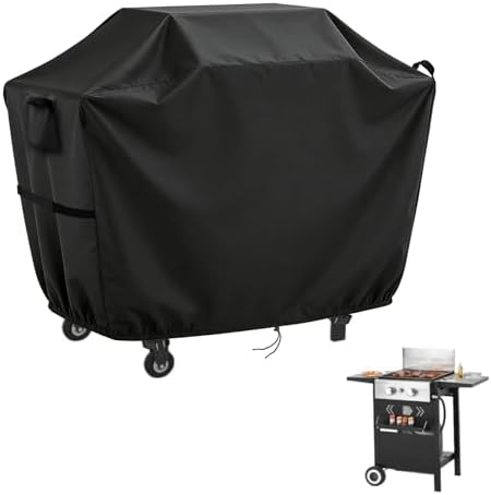 Flattop Grill Cover for Green Party, for Sophia William 2 Burner Grill by Guisong