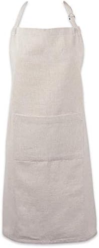 DII 100% Cotton Solid Chambray Kitchen Set, Chef Apron, 1 Piece - Image 2