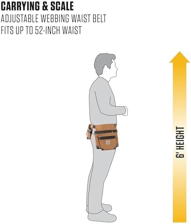 Carhartt 7 Pocket Tool Belt Carhartt Brown - Image 5