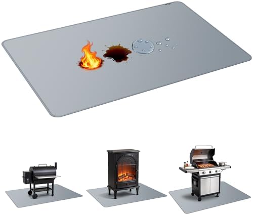 PAWBOSE 65x48 Inch Under Grill Mat by PAWBOSE