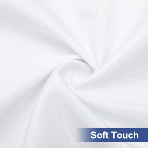 homing Rectangle Table Cloth Cover 6 Foot White Elastic Fitted Tablecloth - Image 3