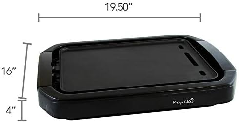MegaChef Dual Surface Reversible Indoor Grill and Griddle - Image 2