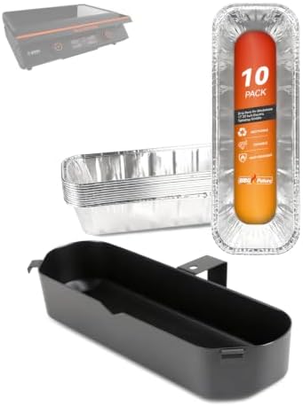 BBQ Future Grease Cup with 10 Pack Aluminum Foil Liners by BBQFuture