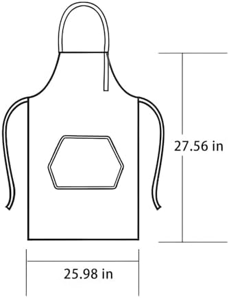 Floral Aprons with Pocket Blooming Floral Womens Waterproof Apron - Image 6