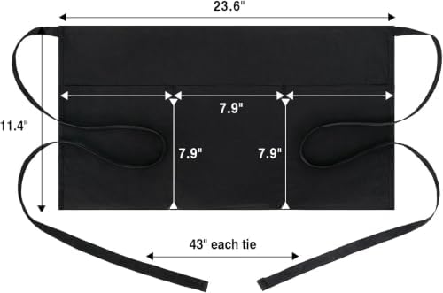 BOHARERS 12 Pack Server Apron - Image 6