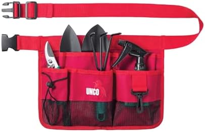 UNCO- Adjustable Gardening Belt, 7 Pockets, Cut and Water Resistant, Garden by Unco