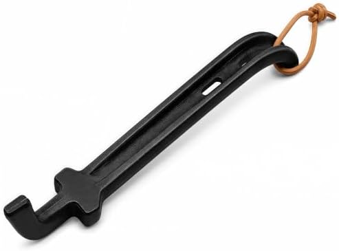 8.5-Inch Cast Iron Grill Grate Lifter Tool by TAILGRILLER