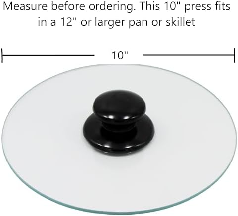 Northwest Enterprises Bacon Press, Round Tempered Glass Bacon Press and - Image 3