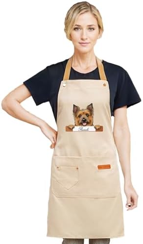 DIY Custom Pet Name Art Dog Kitchen Apron by Unknown