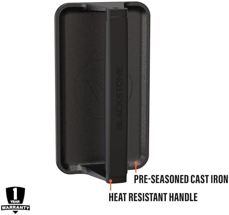Blackstone® Pre-Seasoned Cast Iron Griddle Press - Image 3
