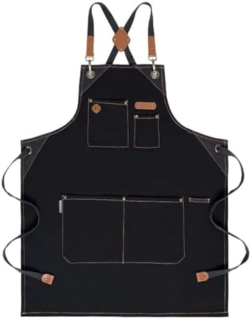 Chef Apron, Recycled Cotton Kitchen Apron by Ecotribe