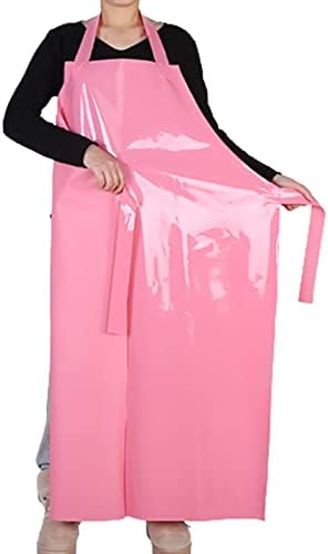 ELEBOX Waterproof Oil Proof Bib Apron Utility Apron Chemical Resistant Apron - Image 3