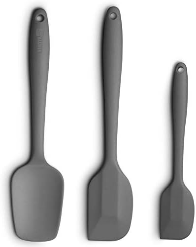 3-Piece Silicone Spatula Set, 600°F Heat Resistant by ALLWIN-HOUSEWARE