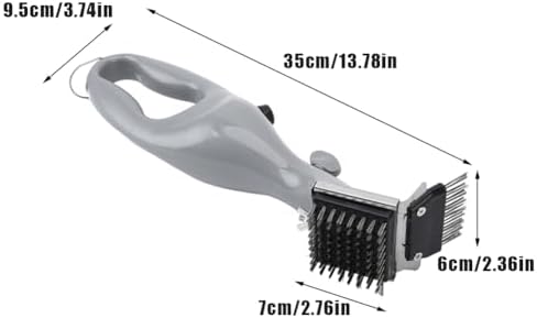 BBQ Grill Steam Brush with Scraper - Image 6