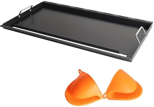 Full Size Griddle for Weber Genesis II 400 Series Nonstick Flat Top Grill Plate by BBQ-PLUS