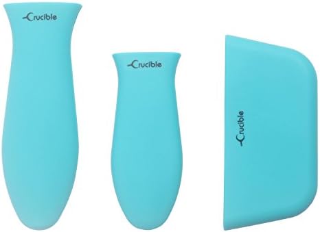 Crucible Cookware Silicone Hot Handle Holders 3-Pack Mix by CrucibleCookware