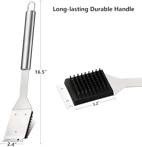 16.5” Grill Brush and Scraper - Image 2