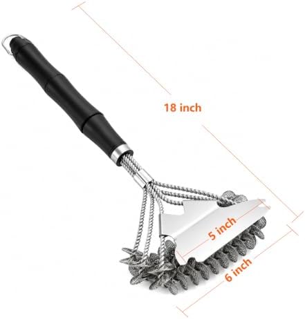 Grill Brush Bristle Free Stainless Steel Scraper - Image 7