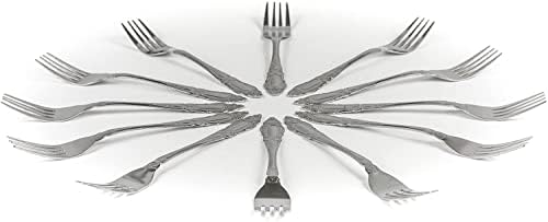 DecorRack 12pcs Dinner Forks, Stainless Steel, 7.5 inches, Dishwasher Safe - Image 3