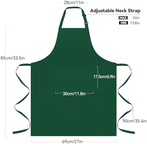 NLUS 2 Pack Kitchen Aprons - Image 3