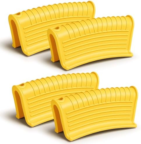 Patelai 4 Pack Silicone Pot Handle Holders Heat Resistant by Patelai