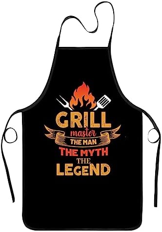 Funny Grilling Apron for Men by zukmvuh