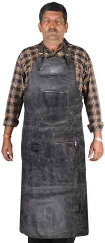 LL LEATHER LOVERS Adjustable Leather Aprons by LLLEATHERLOVERS