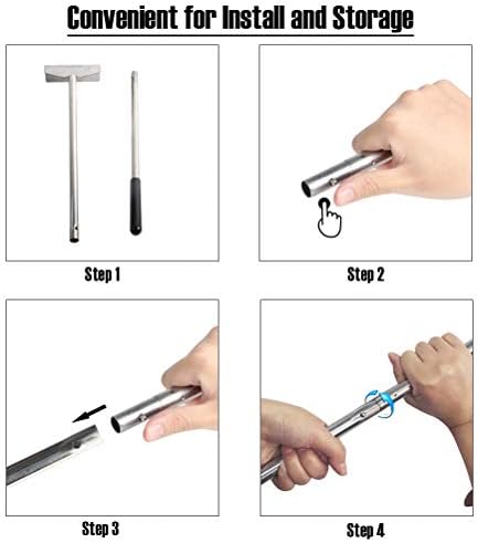 Charcoal Grill Rake Grill Ash Tool Accessories, Charcoal Kettle Grill Pizza - Image 4