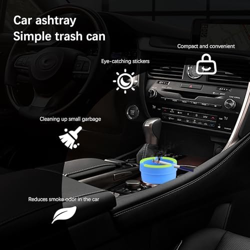 Smokeless Ashtray, Portable Car Ashtrays - Image 5