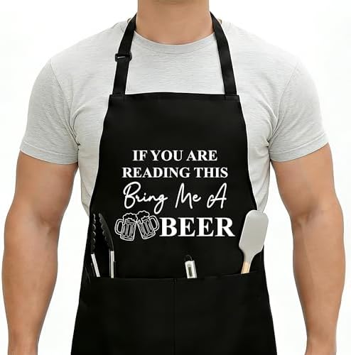 Funny Aprons For Men, Father's Fathers Day Kitchen Gifts For Dad Father Daddy by Unknown