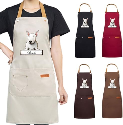 DIY Custom Pet Name Art Dog Kitchen Apron - Image 2