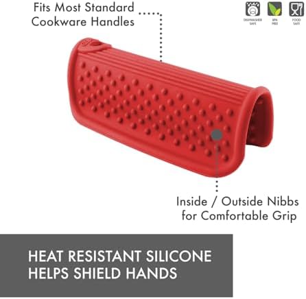 Dexas Silicone Pot Handle Holder, Heat Resistant Non Slip Grip - Image 5