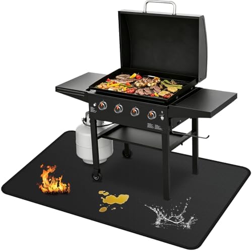 65 x 39 Inch Under Grill Mats for Blackstone Griddle Deck Protector by Unknown