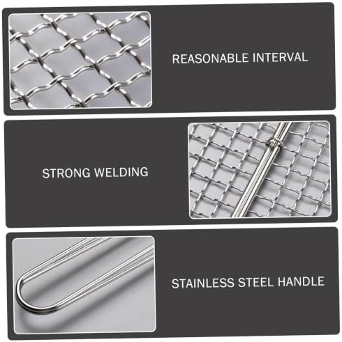 Fish Grill Basket for Outdoor Grill Stainless Steel BBQ Basket - Image 3