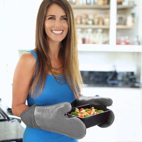 BPA-Free Soft Silicone Oven Mitts - Image 6