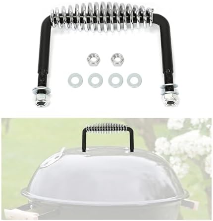 HECASA 6" Spring Handle Wide Overall Rod BBQ Pits Trailers Custom Metal Pro by HECASA