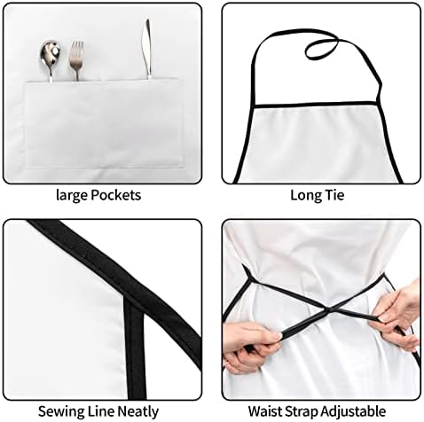 State Flag Apron with Bib Adjustable Kitchen Cooking Aprons Waitress Barbecue - Image 4