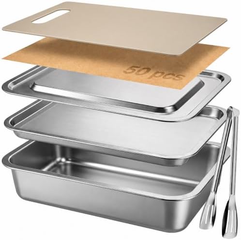 FOOGWEE 6-in-1 Grill Tray and Carry System, Stainless Steel Grill Carry System by FOOGWEE