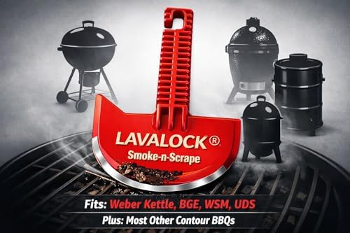 LavaLock Smok-n-Scrape Grill and Smoker Scraper, Residue Remover Cleaning Tool - Image 5